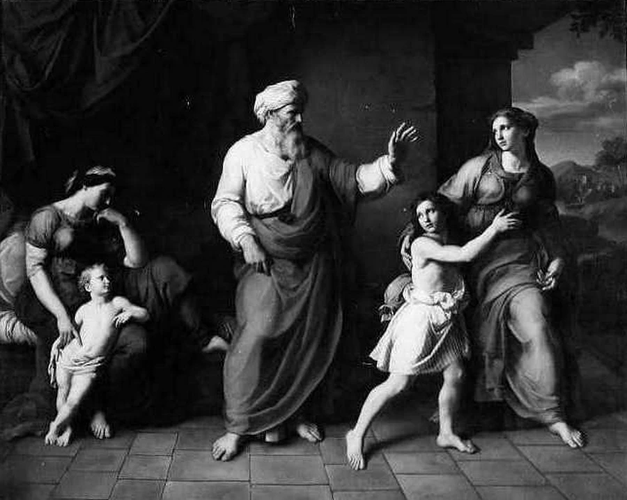 Abramo e Agar - Museo della Reggia di Caserta